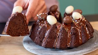 Gâteau de Pâques au chocolat sans beurre à la carotte texture incroyable [upl. by Asilrahc]