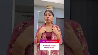 Alia Bhatt Giving Local Train Announcement 📣 youtubepartner youtubeshorts aliabhatt [upl. by Eniahs]