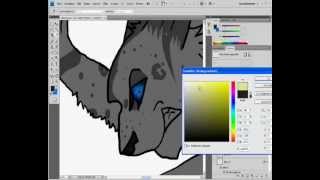 Ashfurs Monster Speedpaint losing control bloody old [upl. by Benildis]