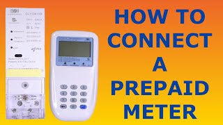 How to connect prepaid metertoken metersmart electricity meterELECTERCA [upl. by Dlanar]