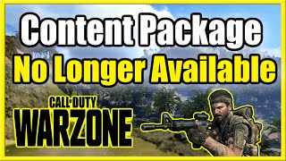 How to Fix Content Package is No Longer Available Warzone PS4 PS5 XBOX PC [upl. by Odille]