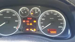 PEUGEOT 307 20 HDI 110hp COLD START 14°C [upl. by Adnoluy]