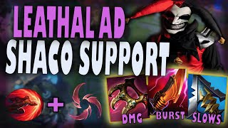 WILD SHACO SUPPORT GOES FULL AD ASSASSIN BACK STABS DO WILD BURST DAMAGE [upl. by Barabas]