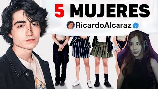 1 GUAPO CONTRA 6 MUJERES STREAMERS  ONE COIN 🪙 RicardoAlcaraz  Reacción [upl. by Berri]