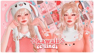 🎀 190 Kawaii CC FINDS┊Los Sims 4 Contenido Personalizado Haul┊CC Links [upl. by Upshaw]