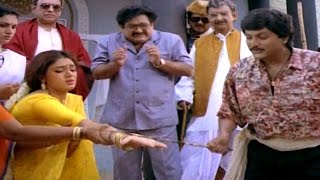 Alludugaru Movie  Back To Back Comedy Scenes  Mohan Babu Shobana [upl. by Belita]