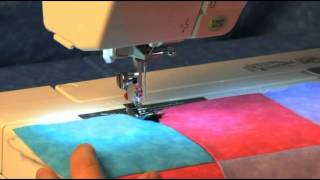 Learn How to Use the Janome Ditch Quilting Foot [upl. by Natala]