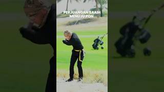 perjuangan Saaih Halilintar menuju PON❤️‍🔥 genhalilintar golf ponmedan2024 [upl. by Ennayr]