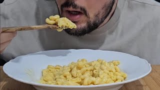 Mac and Cheese ASMR Eating Sounds No Talking [upl. by Derag136]