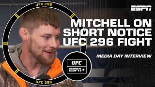 Bryce Mitchell I was building a barn when I got the call for UFC 296  ESPN MMA [upl. by Atekin]