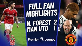 UNITED LOSE AGAIN Nottingham Forest 21 Manchester United Highlights [upl. by Isidoro]