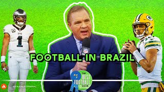 Brian Baldinger Live from Brazil for Packers vs Eagles  The Best Football Show [upl. by Poore]