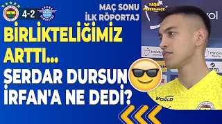 SERDAR İRFANA NE DEDİ  İrfan Can Eğribayat  Adana Demirspor Maç Sonu Röportajı [upl. by Nnaeilsel]