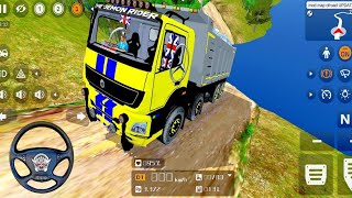 Tipper Truck Driving l powder full Truck Transport [upl. by Chicky]