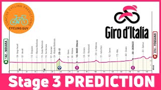 Giro dItalia 2024 Stage 3  PREVIEW  FAVOURITES  PREDICTION [upl. by Seibold660]