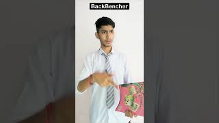 BackBencher Vs FrontBencher Life backbencher viral students frontbencher shorts [upl. by Libnah]