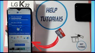 ▶ COLOCANDO O CARTÃO DE MEMÓRIA NO CEL LG K22 👉 Cartão MICRO SD Celular LG K22 👈Como Inserir não [upl. by Hyatt]