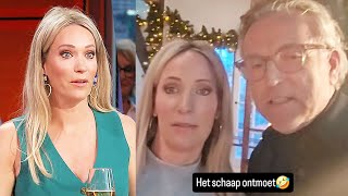 Hélène Hendriks en Gordon treffen elkaar na megaruzie ‘Schaap’ [upl. by Gnok288]