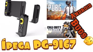 Ípega PG9167 Android Com PUBG e Cod Mobile  Comando invertido e outros bugs resolvidos [upl. by Eitsyrc654]