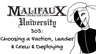 Malifaux U303  Choosing a Faction Leader amp Crew and Deploying [upl. by Firahs824]