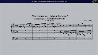 JSBach Nun komm der Heiden Heiland for Organ BWV 661 Piano transcription [upl. by Leroi]