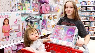 Shopping with My Reborn Toddler Her First Outing and Shopping Haul [upl. by Eillac479]