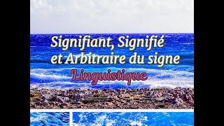 Signifiant signifié et arbitraire du signe ‐ [upl. by Ymirej284]