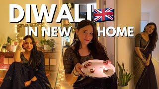 Diwali in London in new house 🪔  London Diwali Market Home decor and yummy food [upl. by Bubb]