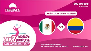 Colombia vs peru Voleibol en vivo  Copa Panamericana 2024 en vivo  voleibol FIBA [upl. by Ahserak217]