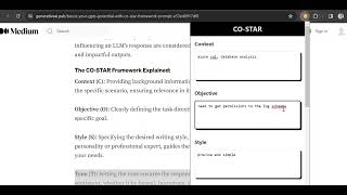 Prompt Generation 101  COSTAR Framework [upl. by Kariotta]