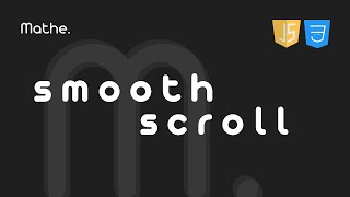 Creating a smooth scrolling experience  Really smooth scrolling page [upl. by Yeniar]