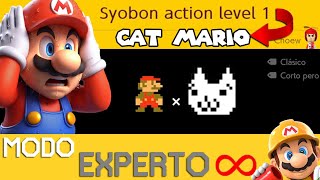 IBA Todo FELIZ pero CAT MARIO APARECE 💀  EXPERTO INFINITO NO SKIP T6 10  SMM2  ZSSJ [upl. by Ynnep]