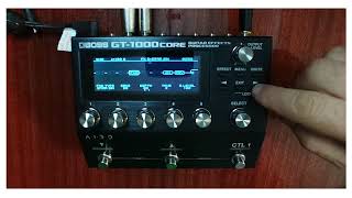 Boss  Sitar  Boss GT1000  Boss GX100  Boss GT1000 Core  Boss GX10 [upl. by Navlys]