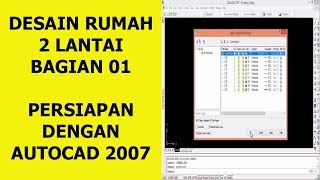 Belajar desain rumah 2 lantai dengan AutoCAD pemula bagian 01 Persiapan [upl. by Cromwell]