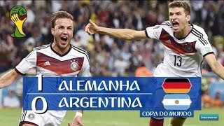 Alemanha x Argentina  melhores momentos 720p copa do mundo Brasil 2014 [upl. by Boucher662]