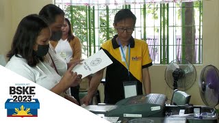 Voting starts at Pasong Tamo Elementary School in Quezon City  BKSE2023 [upl. by Lodovico]