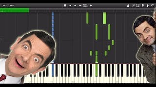 Mr Bean Song Piano Tutorial Synthesia Cover [upl. by Darwen182]