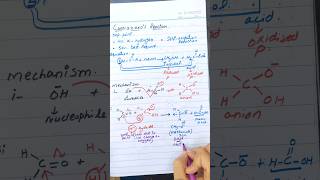 Cannizzaros reaction Mechanism Class 12 organic chemistry [upl. by Ahsetal]