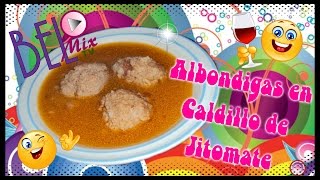 Albondigas en Caldillo de Jitomate  Dificultad Supér Fácil [upl. by Templa]