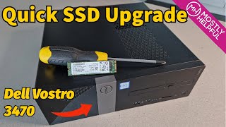 Dell Vostro 3470 SSD Upgrade  Simple Step by Step [upl. by Silletram]