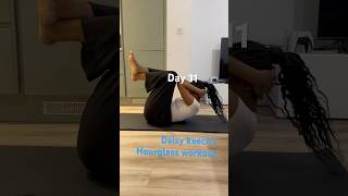 Daisy keech’s hourglass workout fitnessshorts 10dayschallenge [upl. by Annairb112]