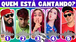 🎶 Quem está Cantando 🎤🎦Edição Batalha de Youtubers [upl. by Eux]