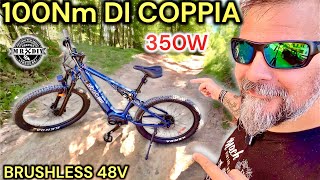 WOW 100Nm e 350W Sensore di coppia con motore centrale Ho provato la bici elettrica GOGOBEST GM27 [upl. by Eelsel534]