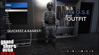 Easiest Way To Get The NOOSE Outfit In GTA 5 Online Rare SWAT Outfit Glitch [upl. by Pepito]