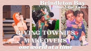 Giving Sims townies makeovers one world at a time Brindleton Bay One Year Later [upl. by Laise268]