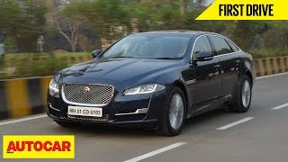 2016 Jaguar XJ  First Drive  Autocar India [upl. by Ardek]