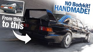 Building a rare Mercedes 190 EVO 2 in 10 Minutes On a BUDGET [upl. by Candyce185]