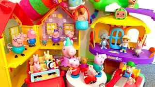 Peppa Pig disco house with Cocomelon asmr live livestream peppapig cocomelon toys satisfying [upl. by Lammaj]