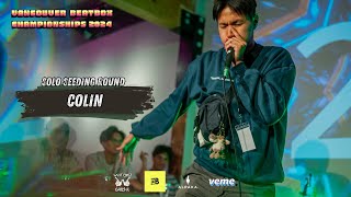 Colin  Vancouver Beatbox Championships 2024  Seeding Round [upl. by Adnylam]