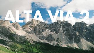 Dolomites Alta Via 2 Cinematic Drone video [upl. by Moser324]